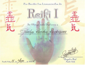 Mayo 2004 Reiki I Rogelio