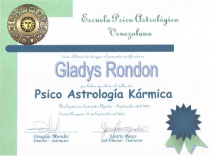 Septiembre 2003 Psico astrologia karmica