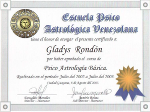 julio 2003 Psico astrologia Douglas