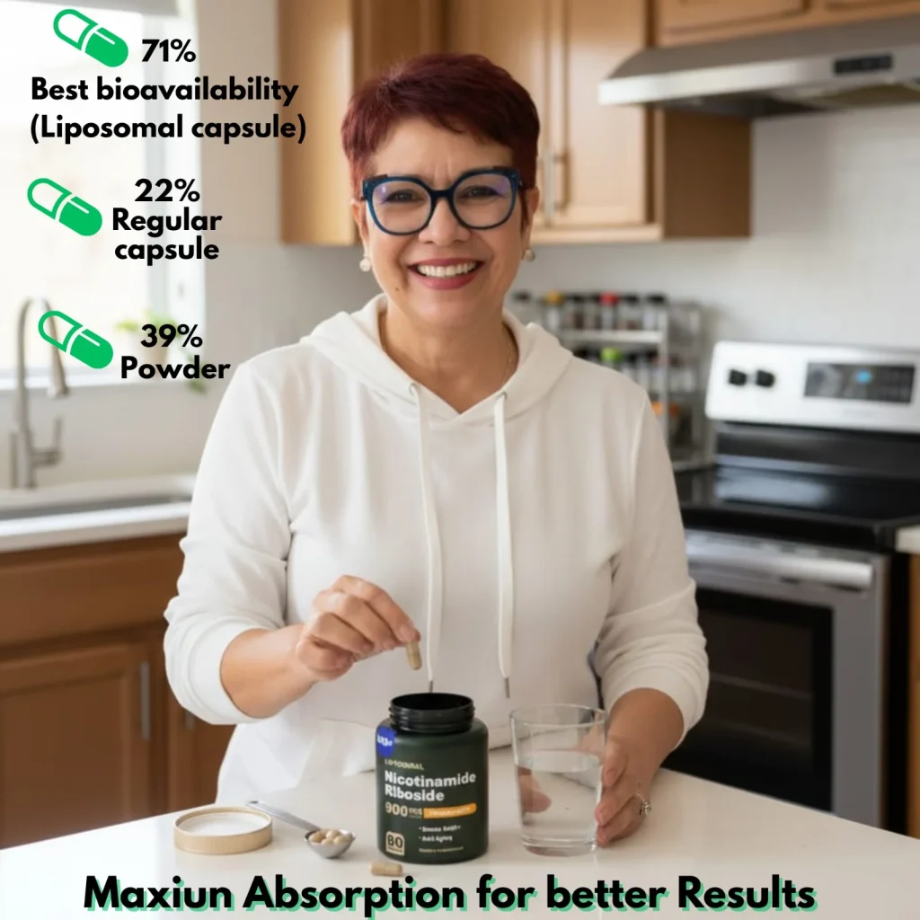 Ribosido de nicotinamida liposomal